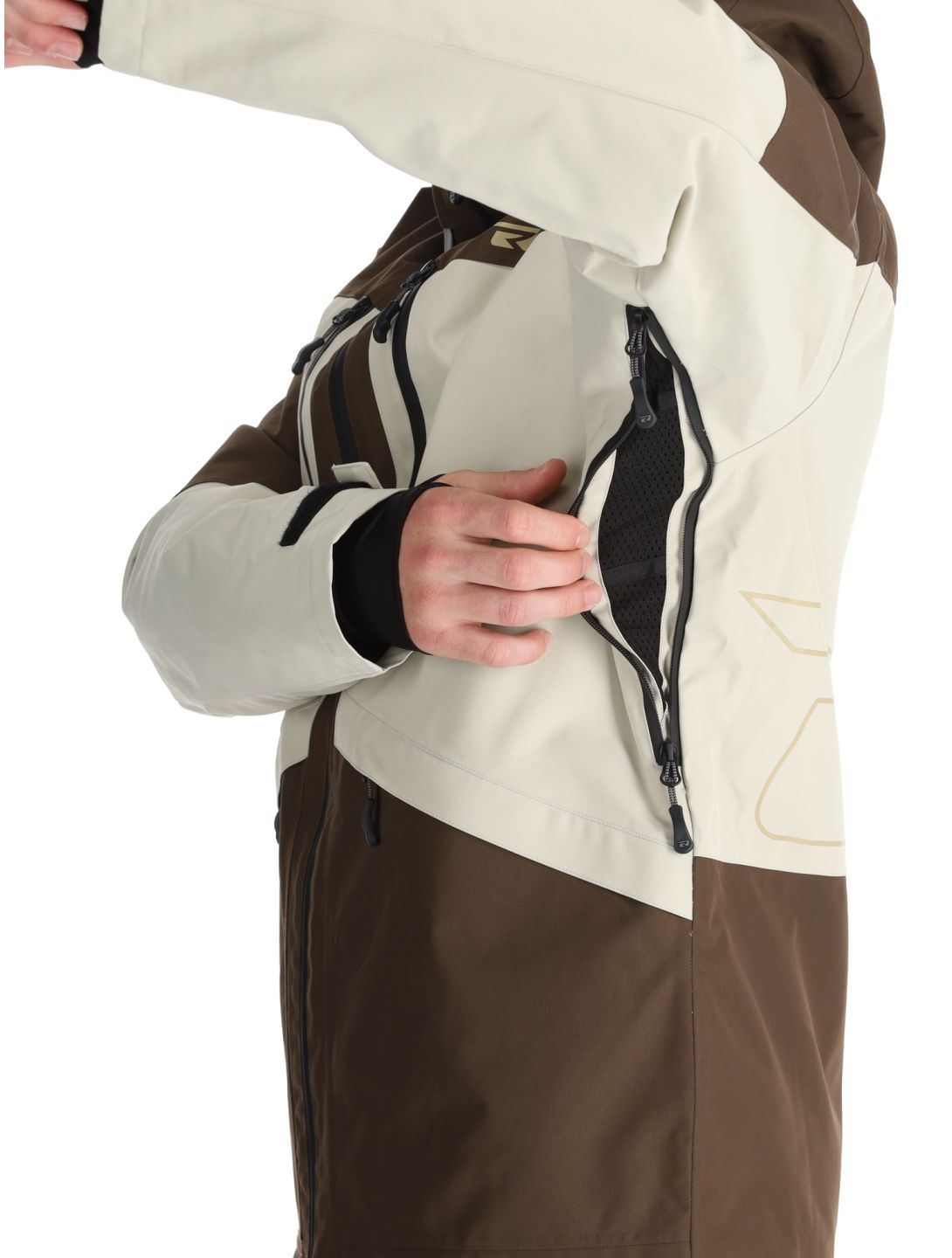 Rehall, Lhotse-R chaqueta de esquí hombres Choco beige, marrón 