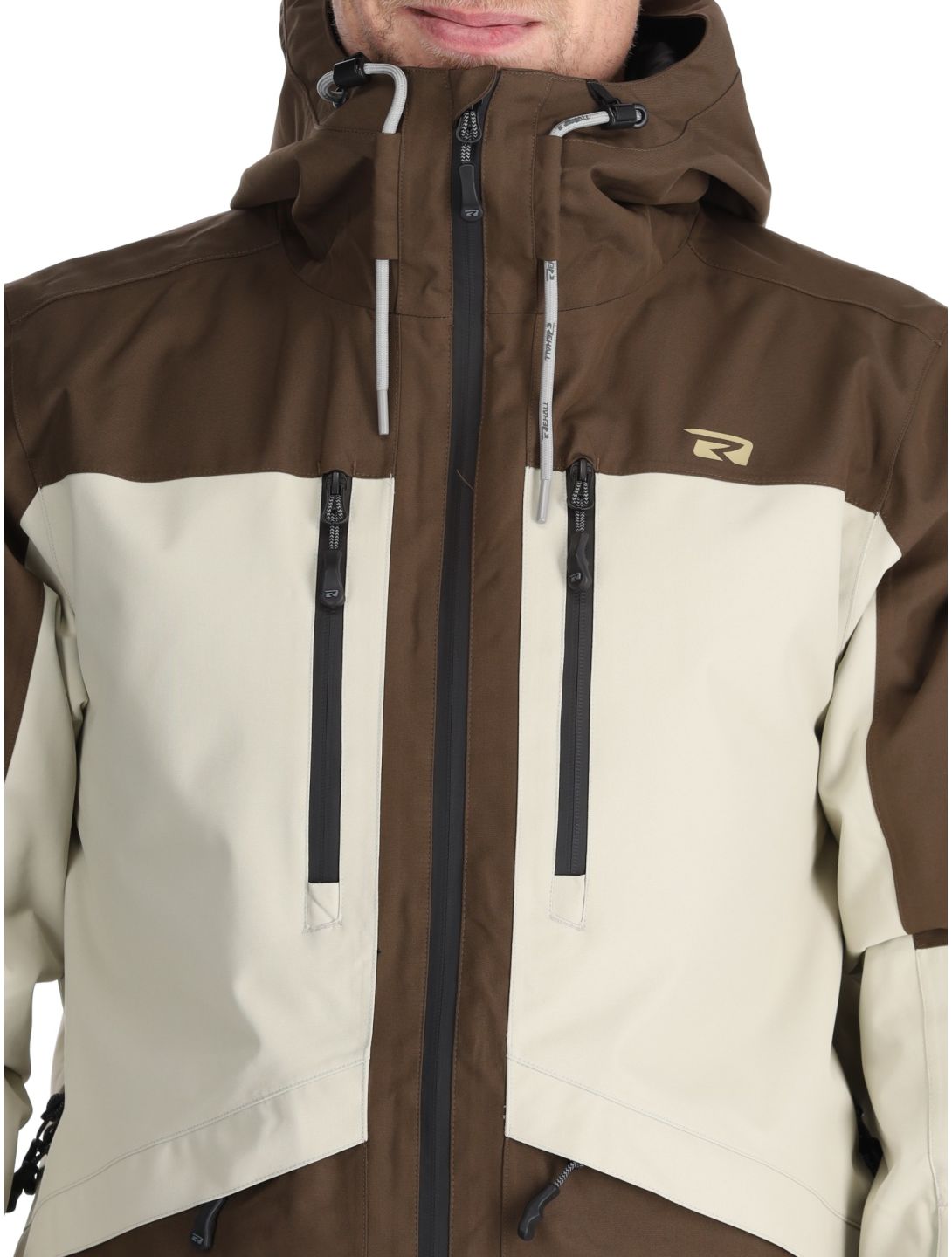 Rehall, Lhotse-R chaqueta de esquí hombres Choco beige, marrón 