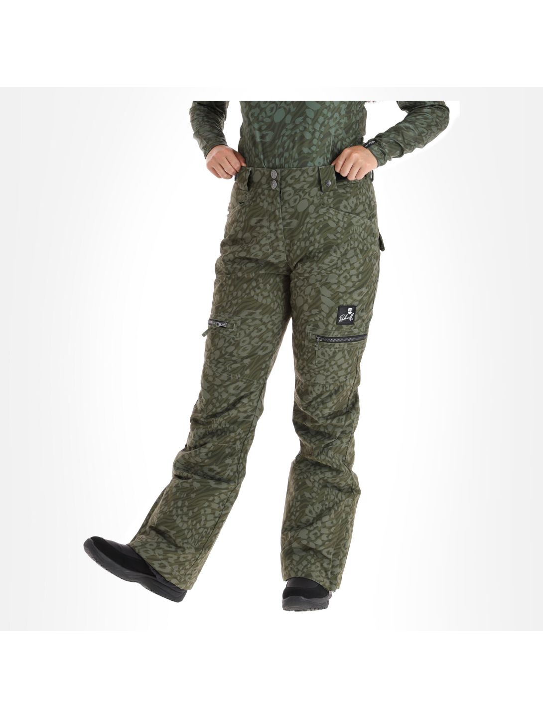 Rehall, Lise-R pantalones de esquí mujeres dusty panther verde 