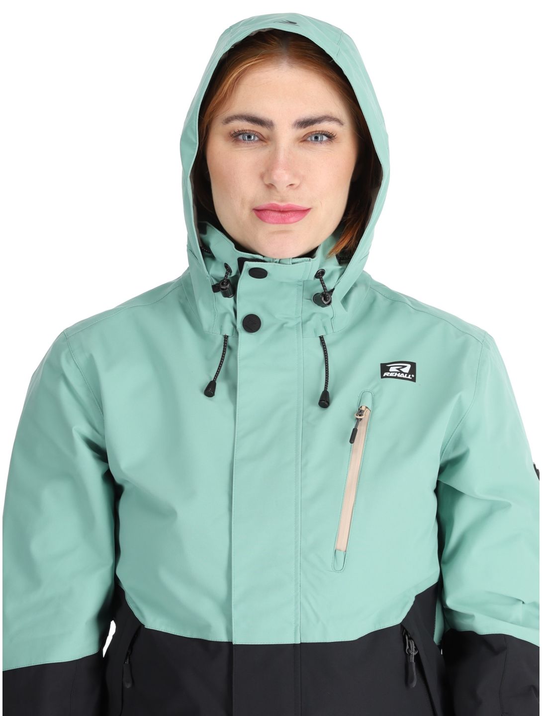 Rehall, Liza-R chaqueta de esquí mujeres Feldspar negro, verde 