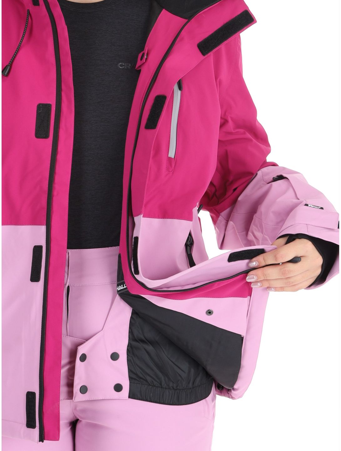 Rehall, Liza-R chaqueta de esquí mujeres Smoky Grape púrpura, rosa 