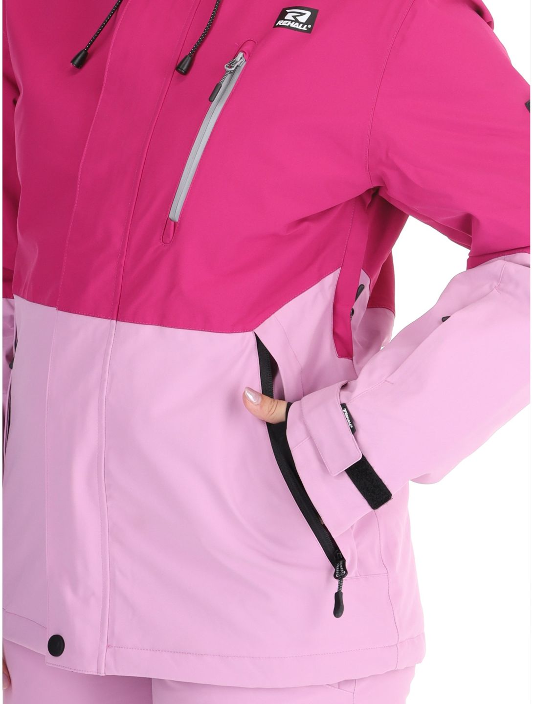 Rehall, Liza-R chaqueta de esquí mujeres Smoky Grape púrpura, rosa 