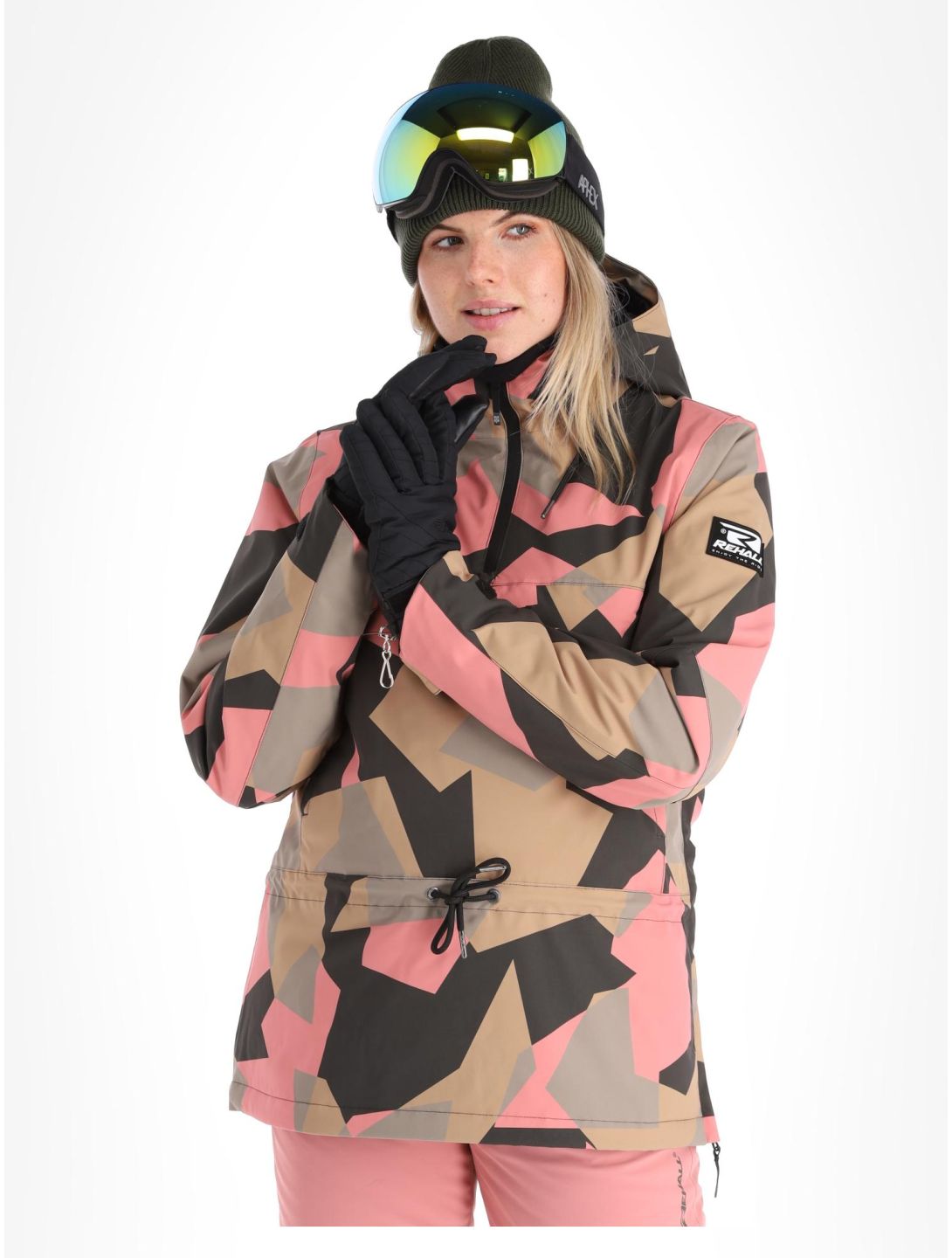 Rehall, Loiza-R anorak mujeres Camo Rose rosa 