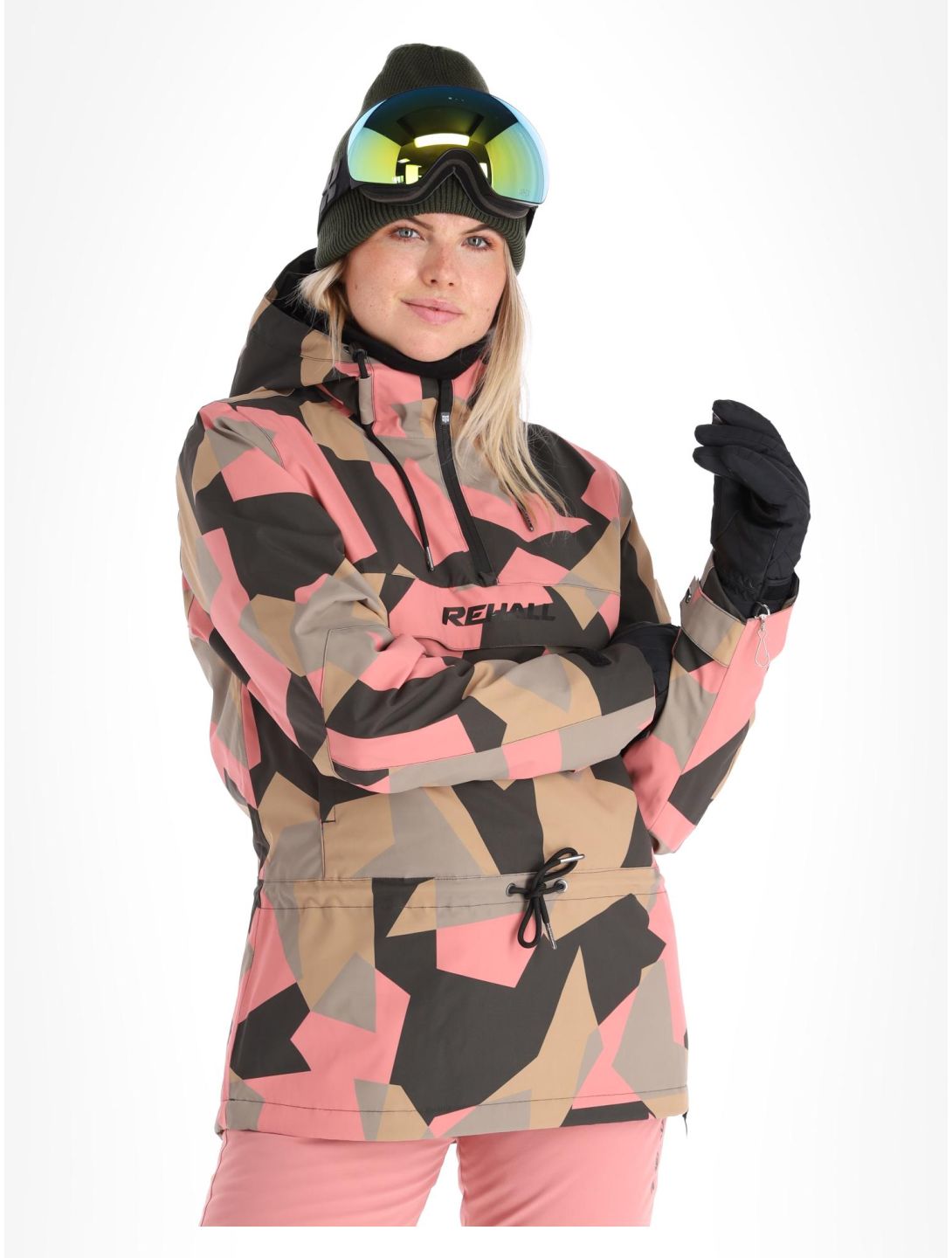 Rehall, Loiza-R anorak mujeres Camo Rose rosa 