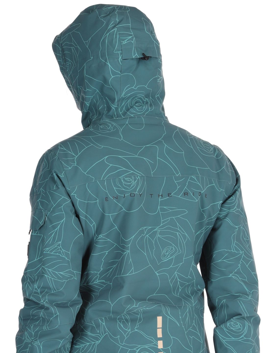 Rehall, Lou-R chaqueta de esquí mujeres Roses Smoke Pine verde 