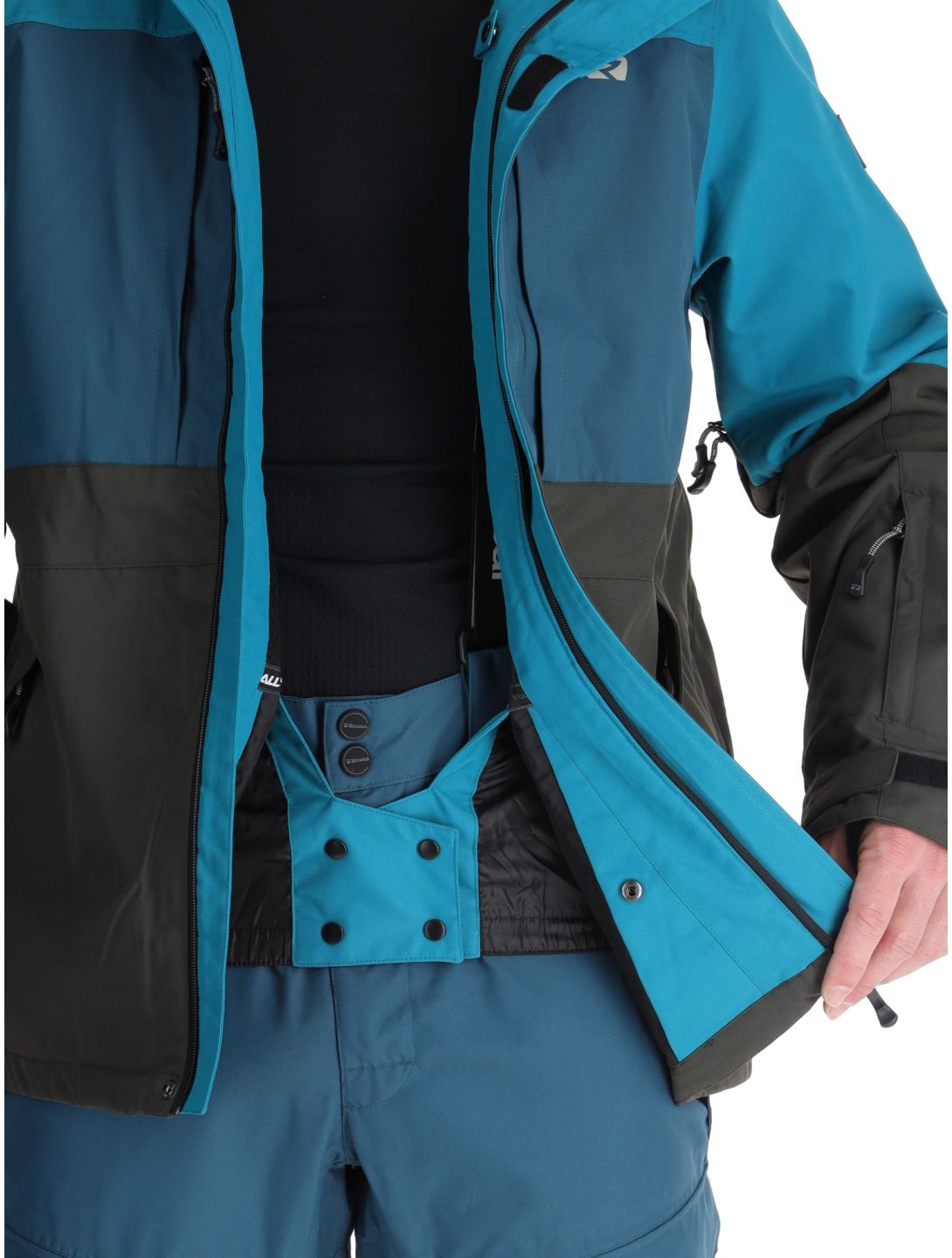 Rehall, Mayon-R chaqueta de esquí hombres Petrol gris, verde 