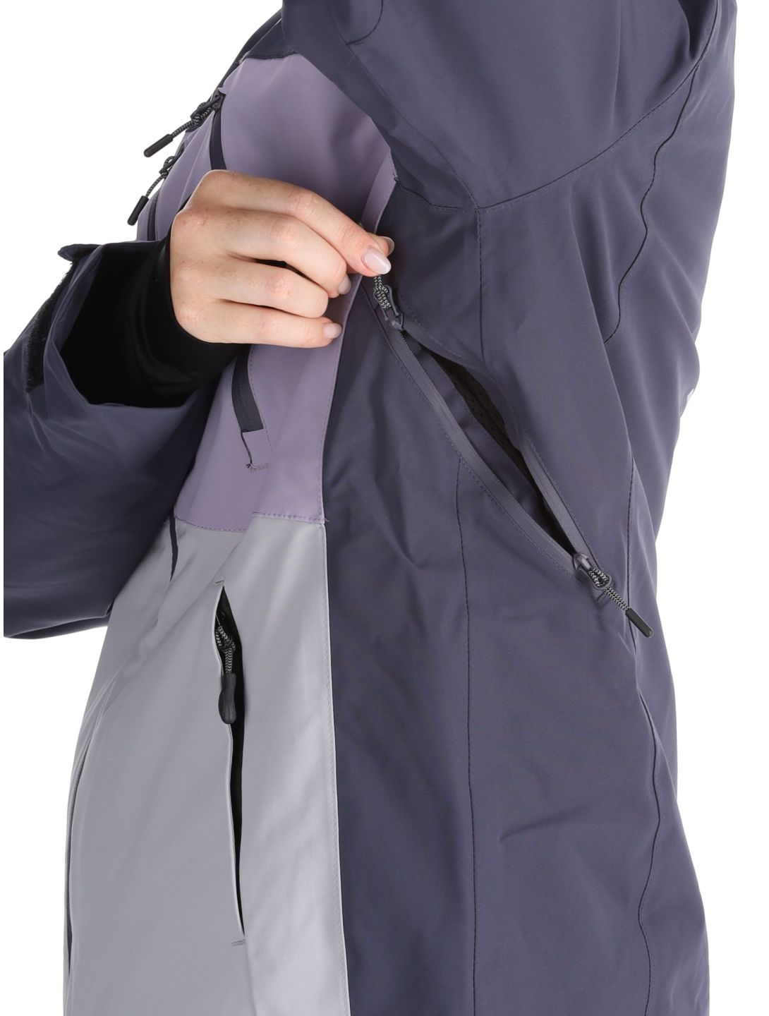 Rehall, Meave-R chaqueta de esquí mujeres Graphite gris, púrpura 