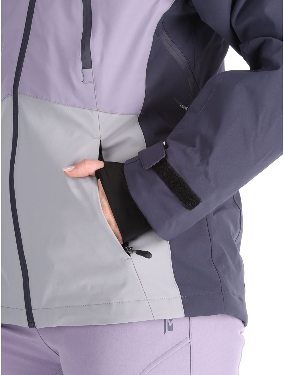 Rehall, Meave-R chaqueta de esquí mujeres Graphite gris, púrpura 