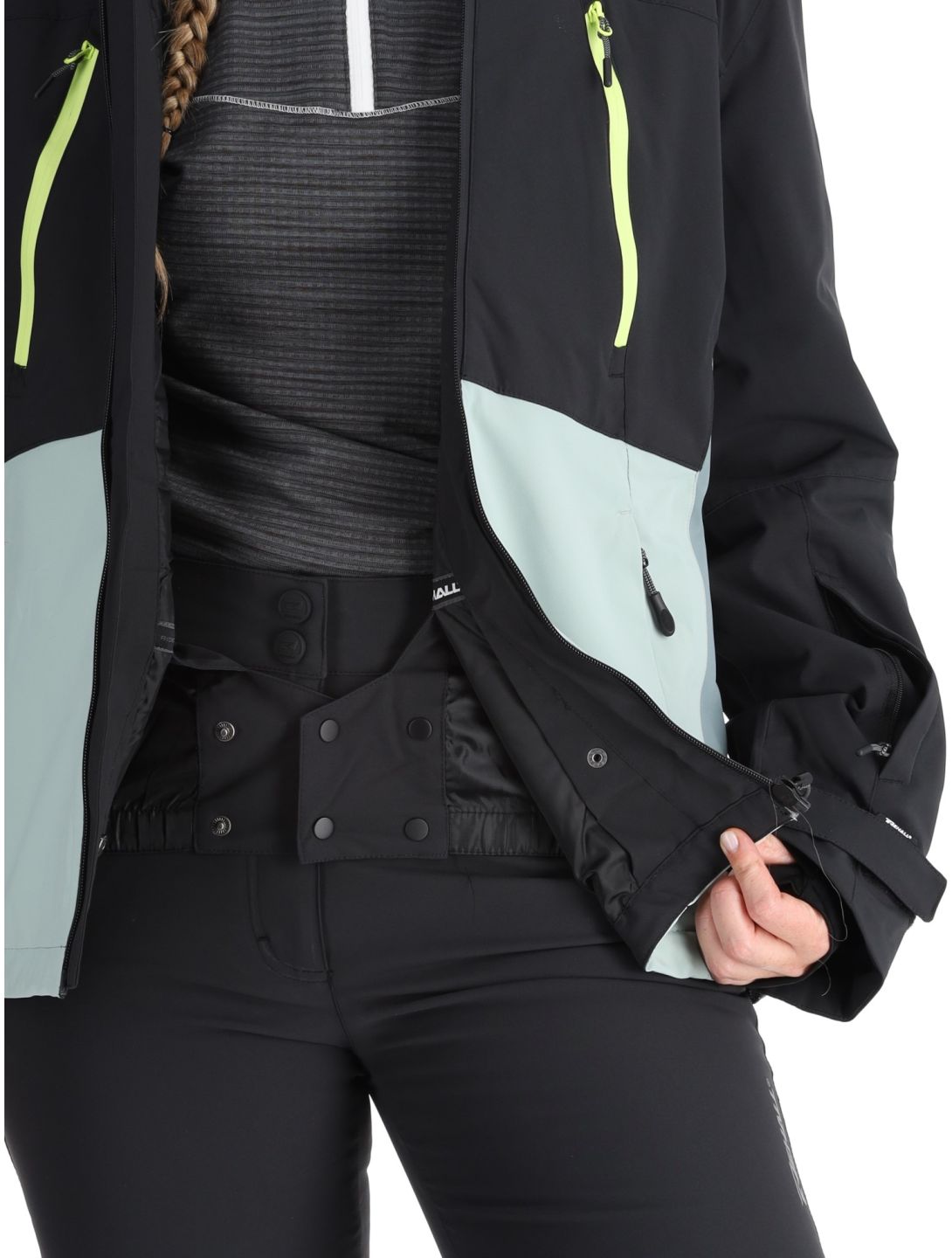 Rehall, Meave-R chaqueta de esquí mujeres Sharp Green negro, verde 