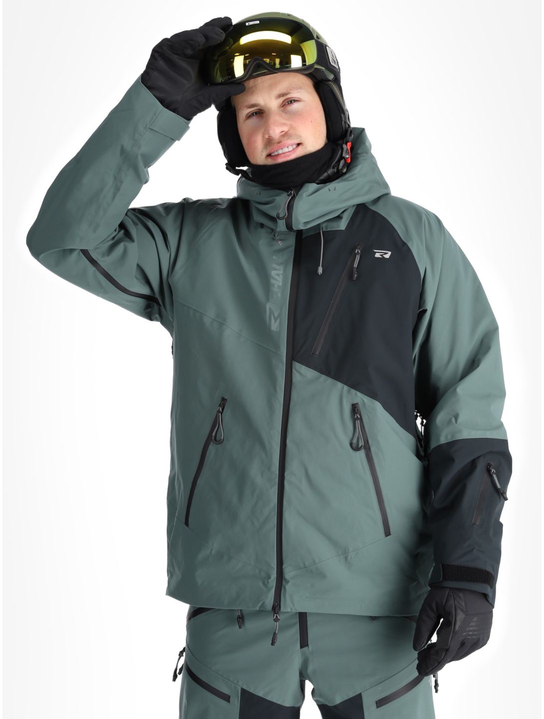 Rehall, Nevado-R chaqueta de esquí hombres Fender Green verde 