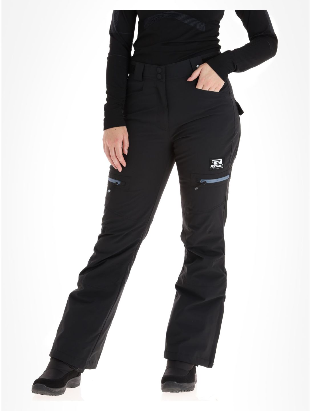 Rehall, Nori-R pantalones de esquí mujeres Black negro 