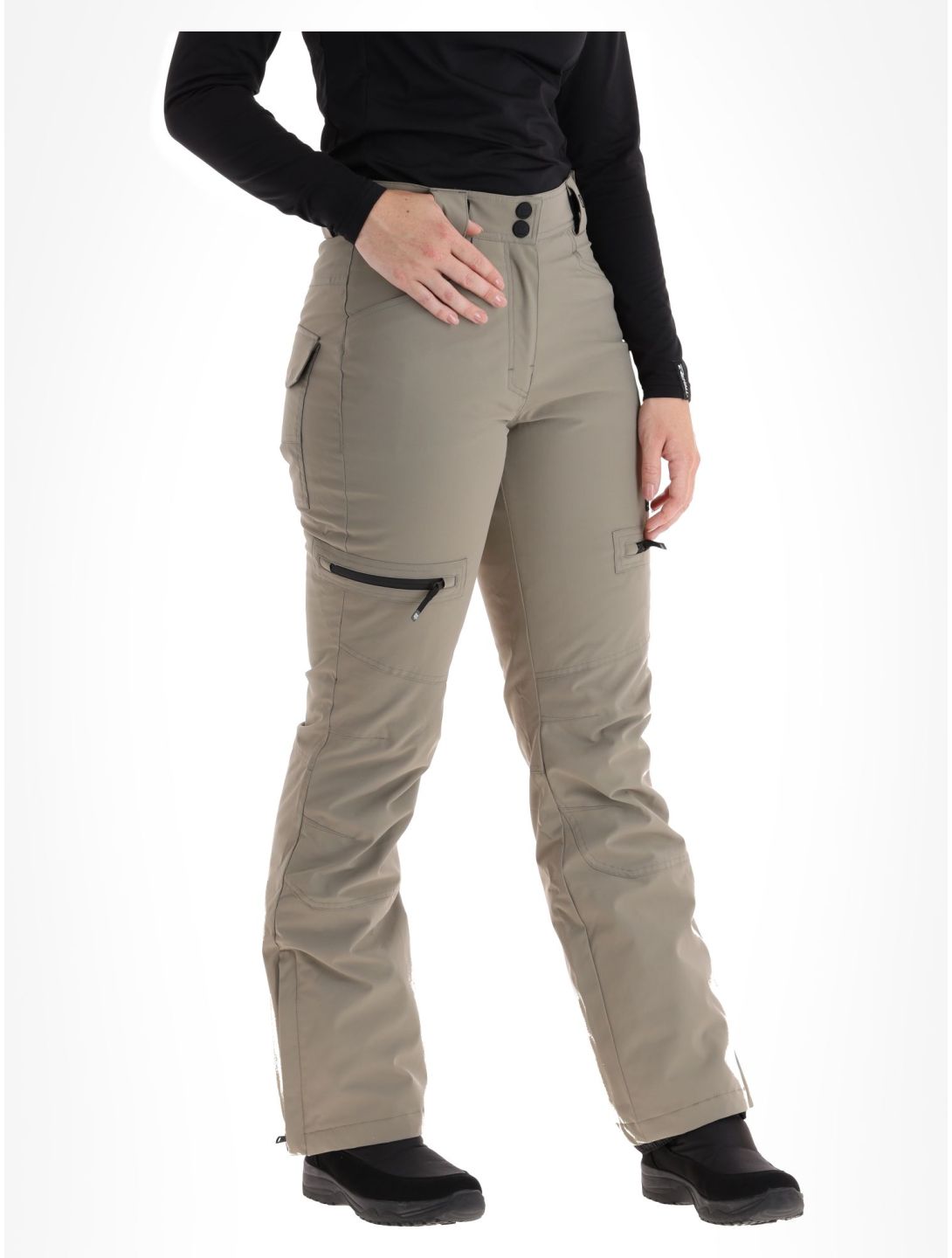 Rehall, Nori-R pantalones de esquí mujeres Brindle marrón 