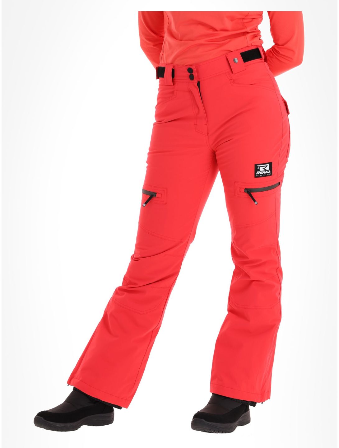 Rehall, Nori-R pantalones de esquí mujeres Hibiscus Red rojo 