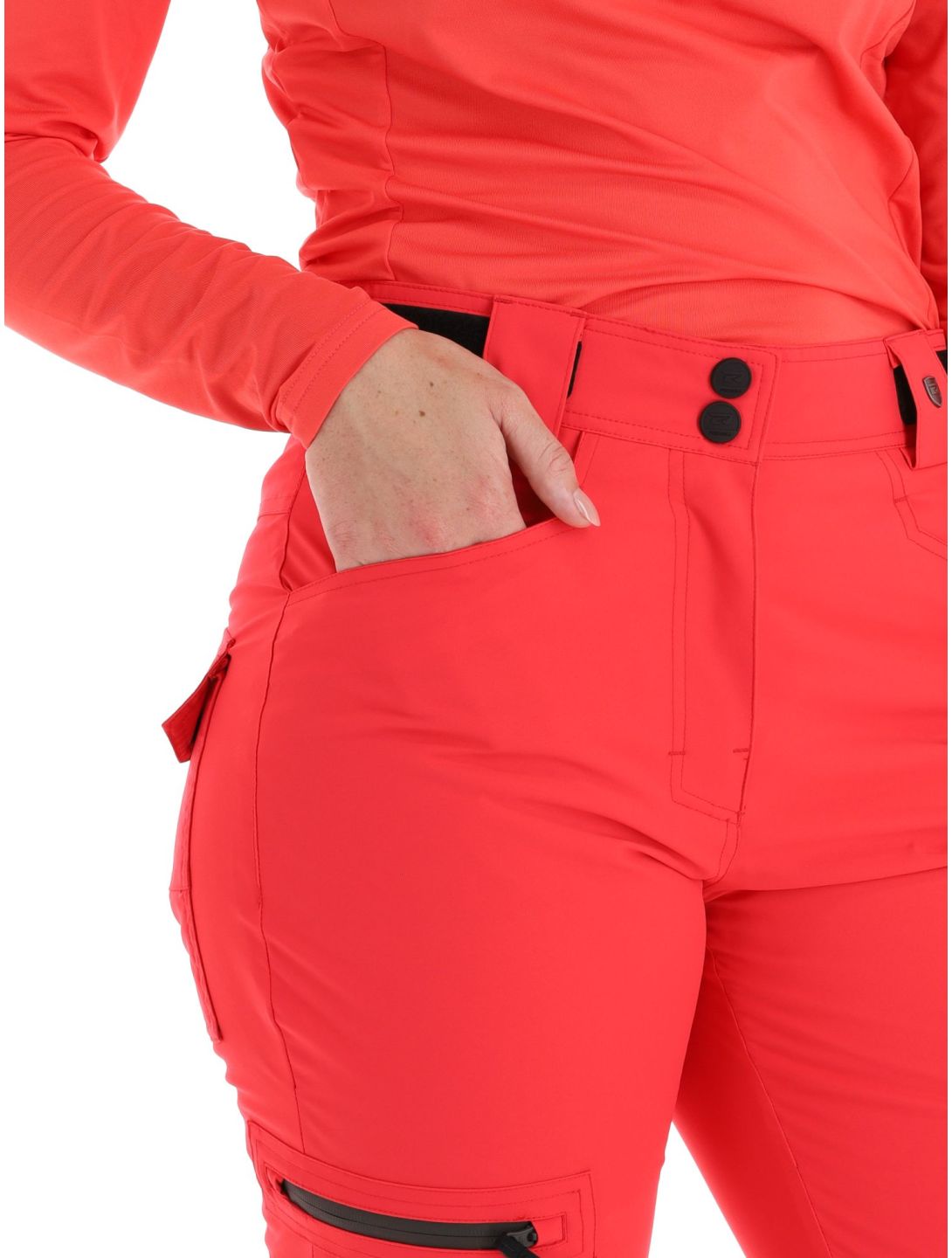 Rehall, Nori-R pantalones de esquí mujeres Hibiscus Red rojo 