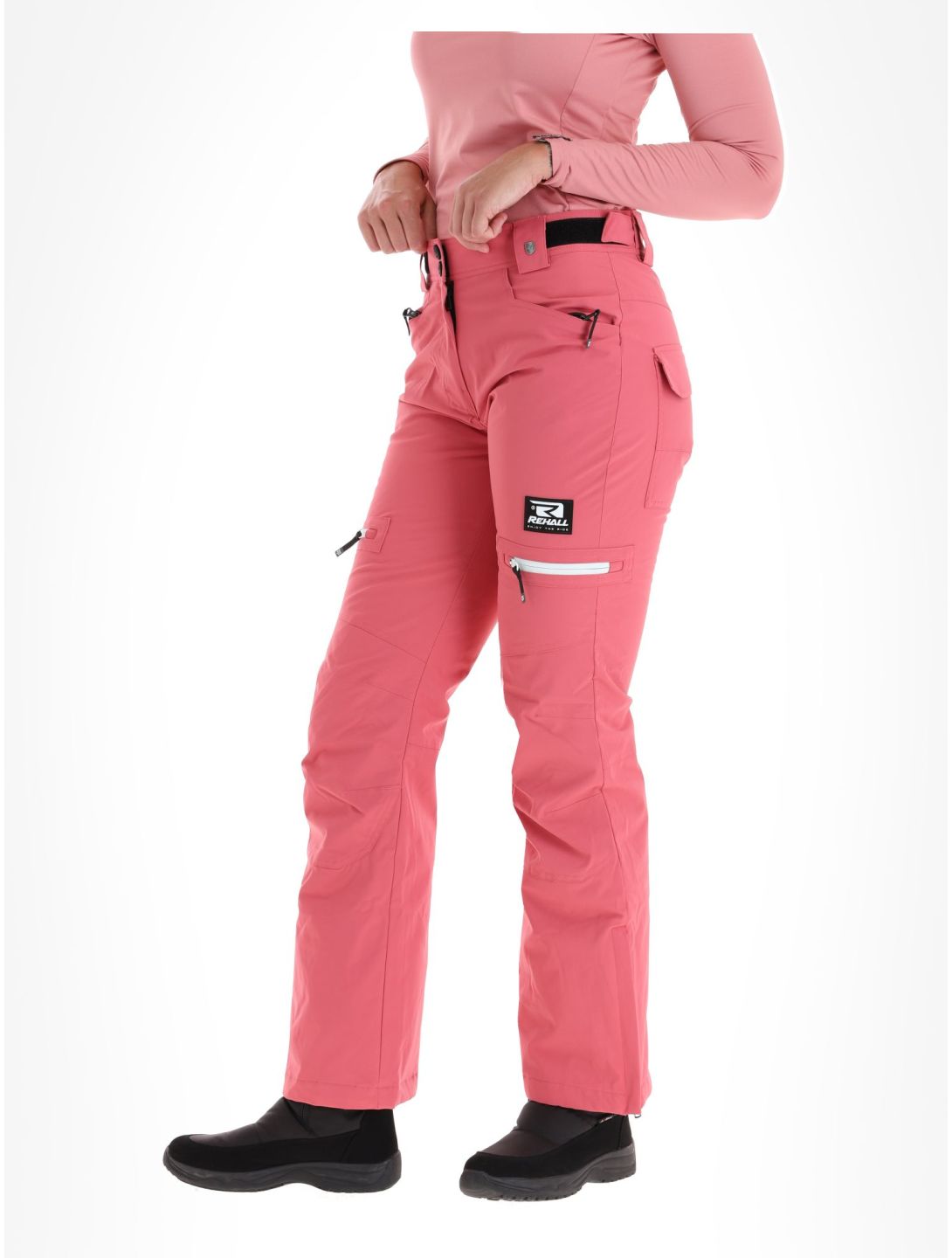 Rehall, Nori-R pantalones de esquí mujeres Slate Rose rosa 