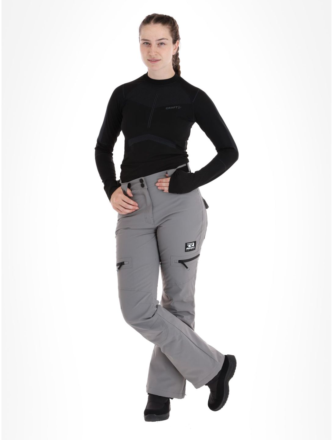 Rehall, Nori-R pantalones de esquí mujeres Steel gris 