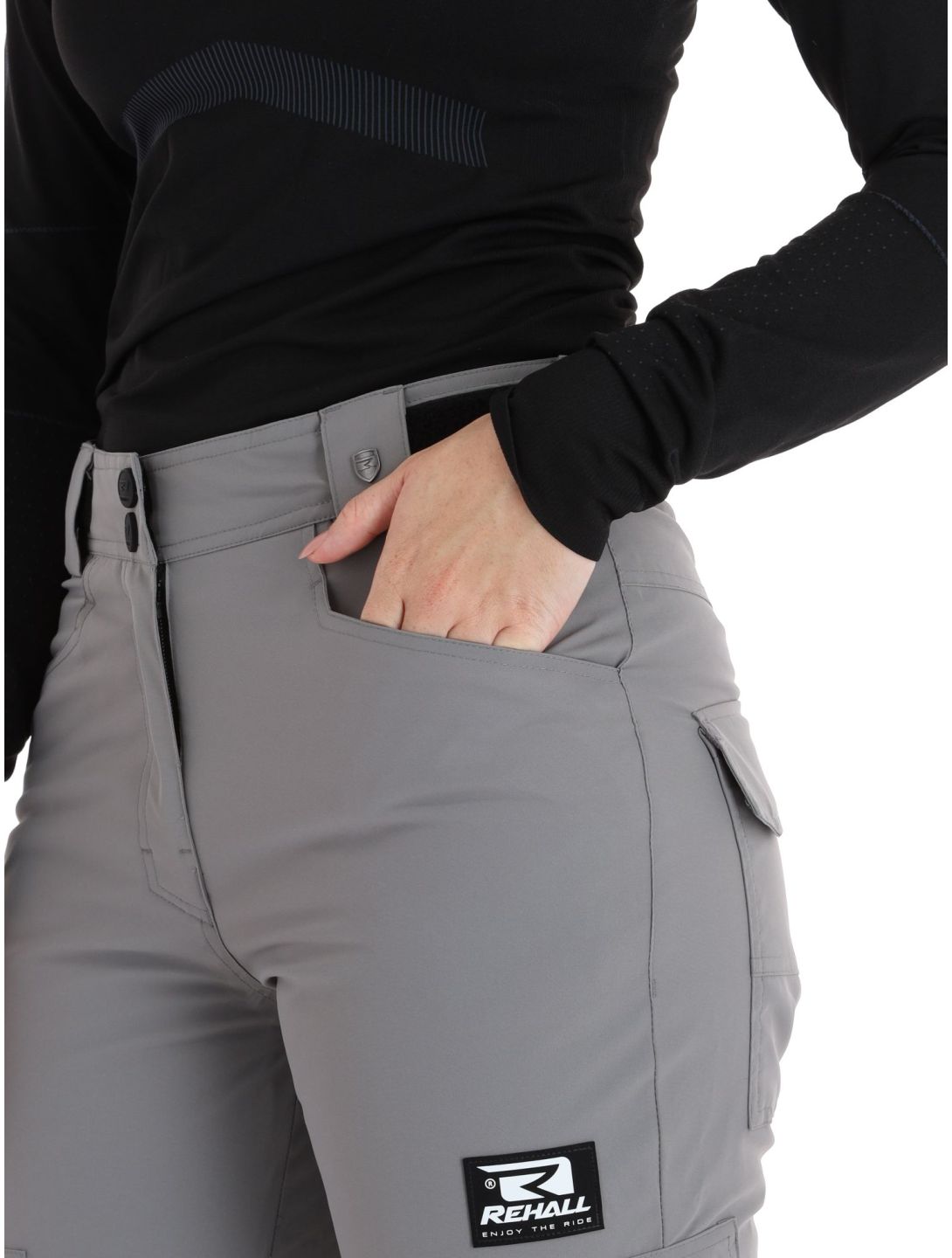 Rehall, Nori-R pantalones de esquí mujeres Steel gris 