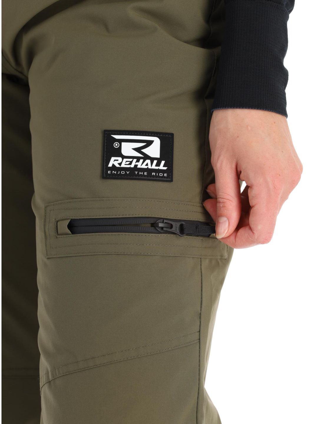 Rehall, Nori-R pantalones de esquí mujeres Olive verde 