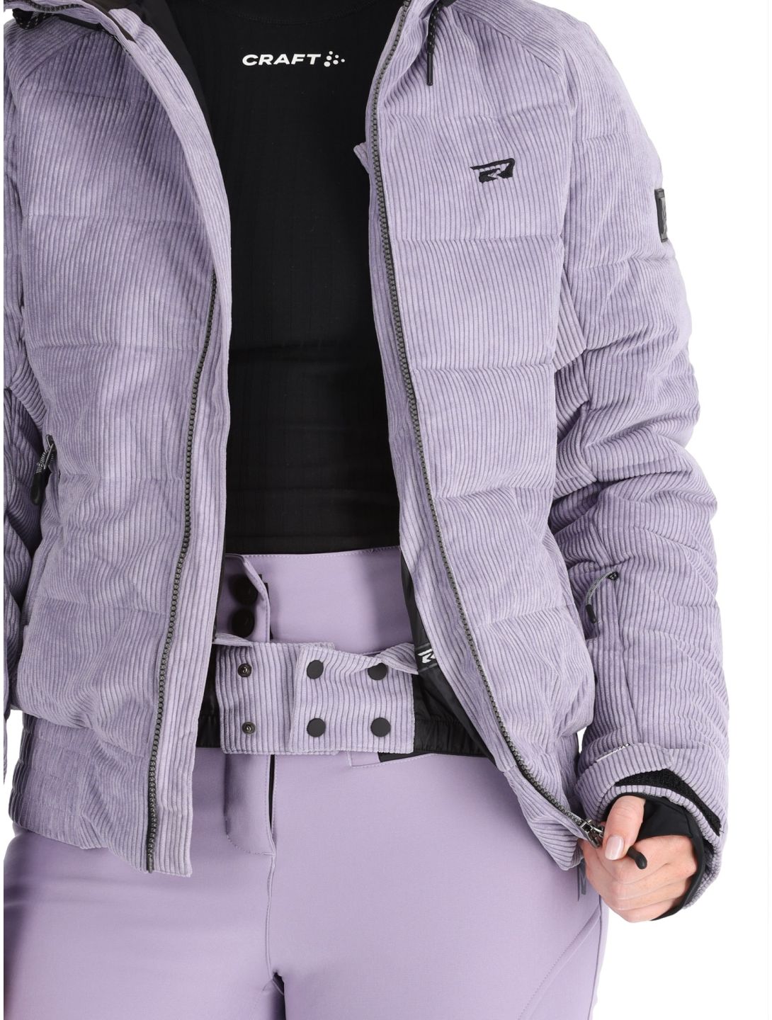 Rehall, Puffy-R chaqueta de esquí mujeres Dusk púrpura 