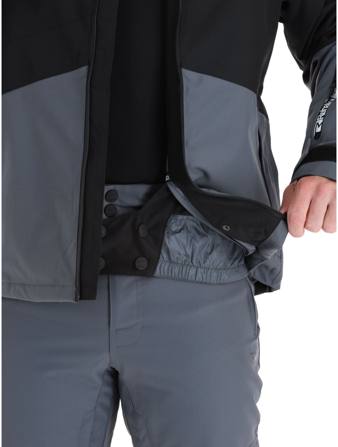 Rehall, Rager-R chaqueta de esquí hombres Black negro 