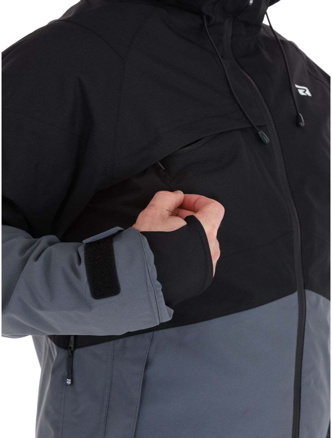 Rehall, Rager-R chaqueta de esquí hombres Black negro 