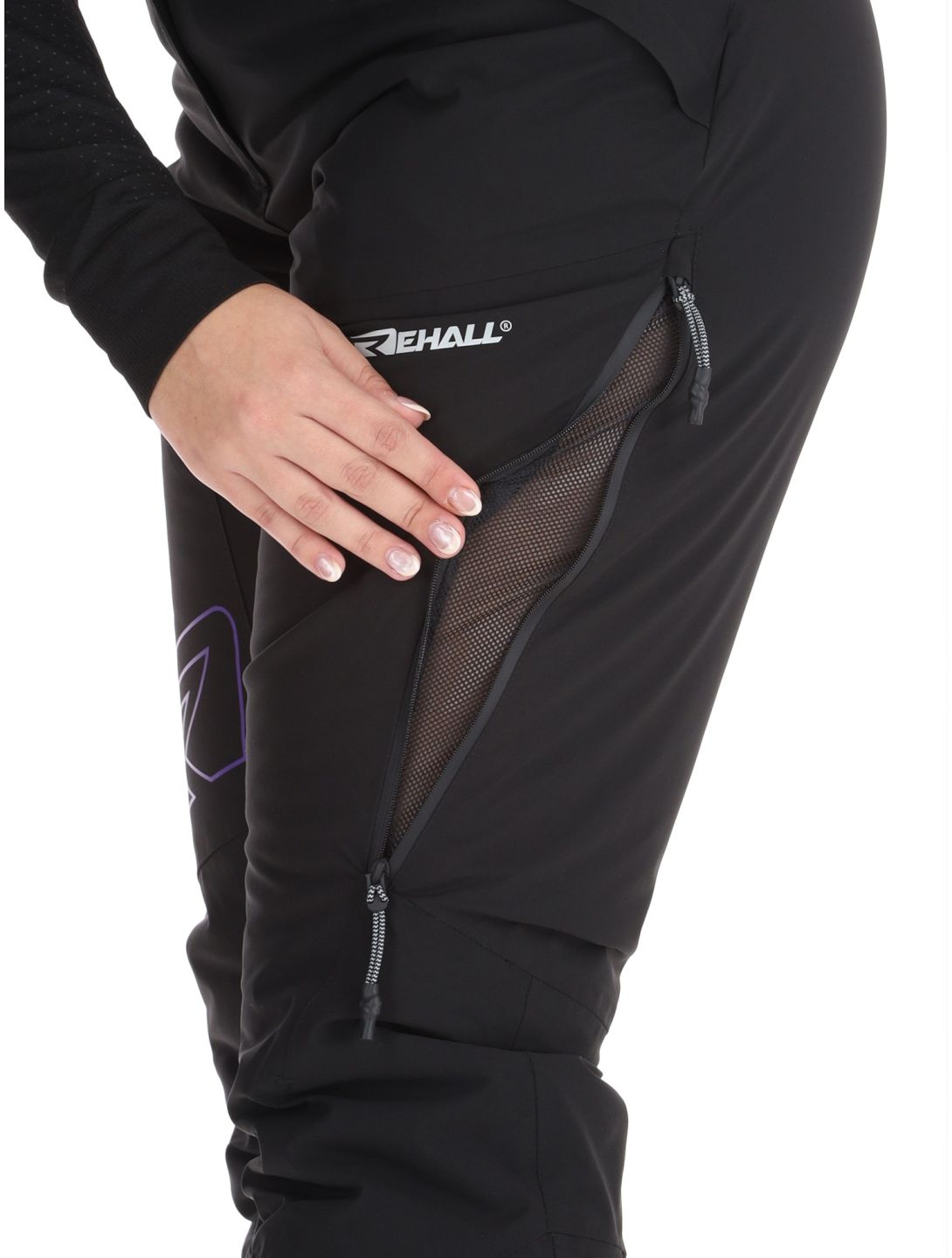 Rehall, Revolut-R pantalones de esquí mujeres Caviar negro 