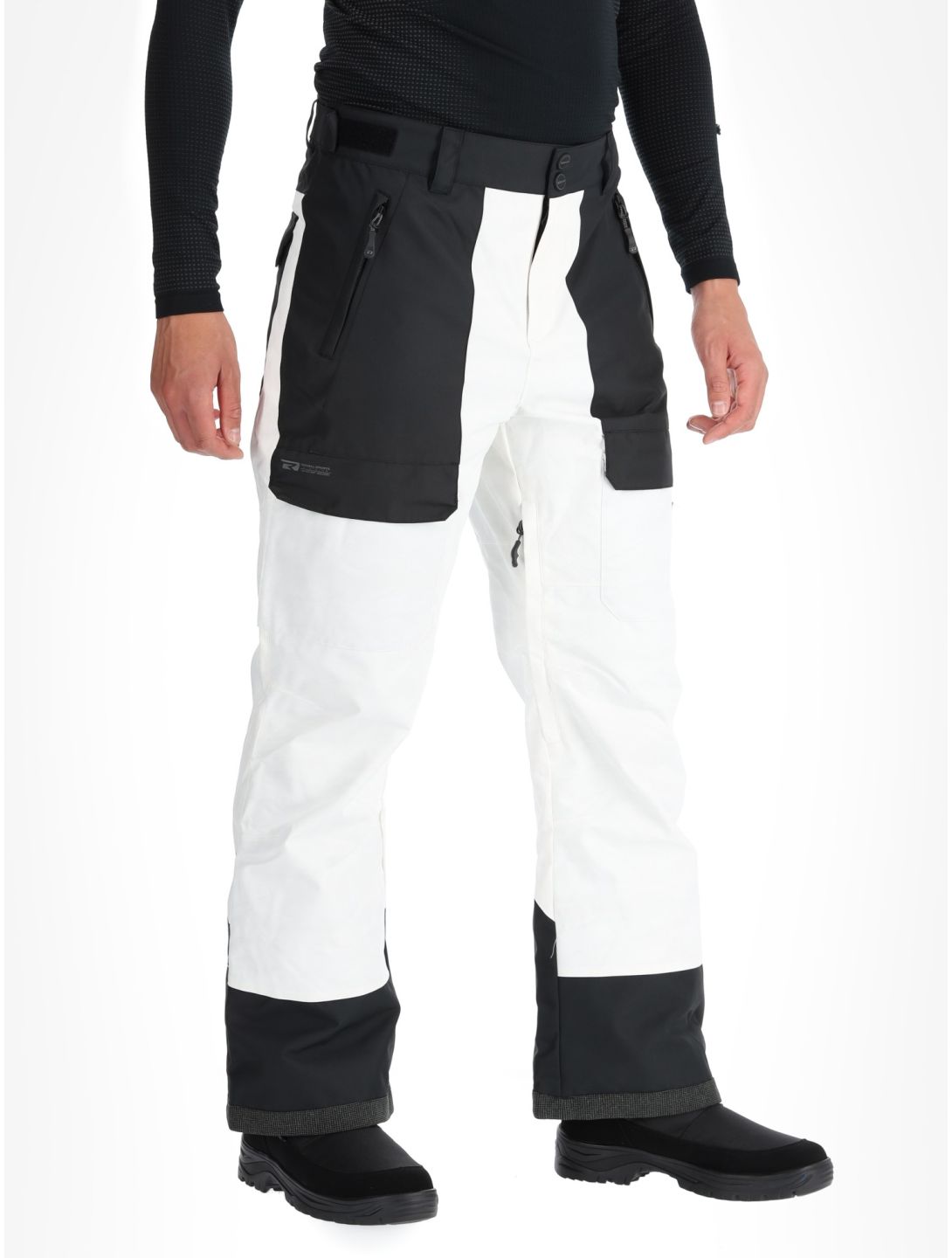 Rehall, Rinnes-R pantalones de esquí hombres White Mountains blanco 