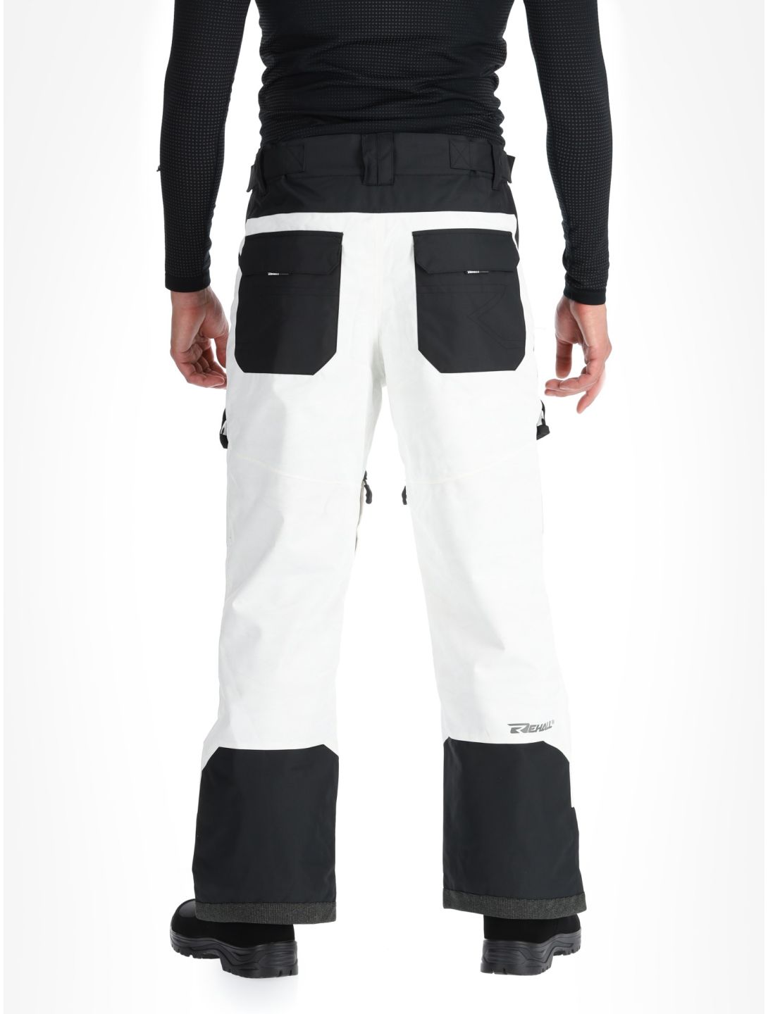 Rehall, Rinnes-R pantalones de esquí hombres White Mountains blanco 