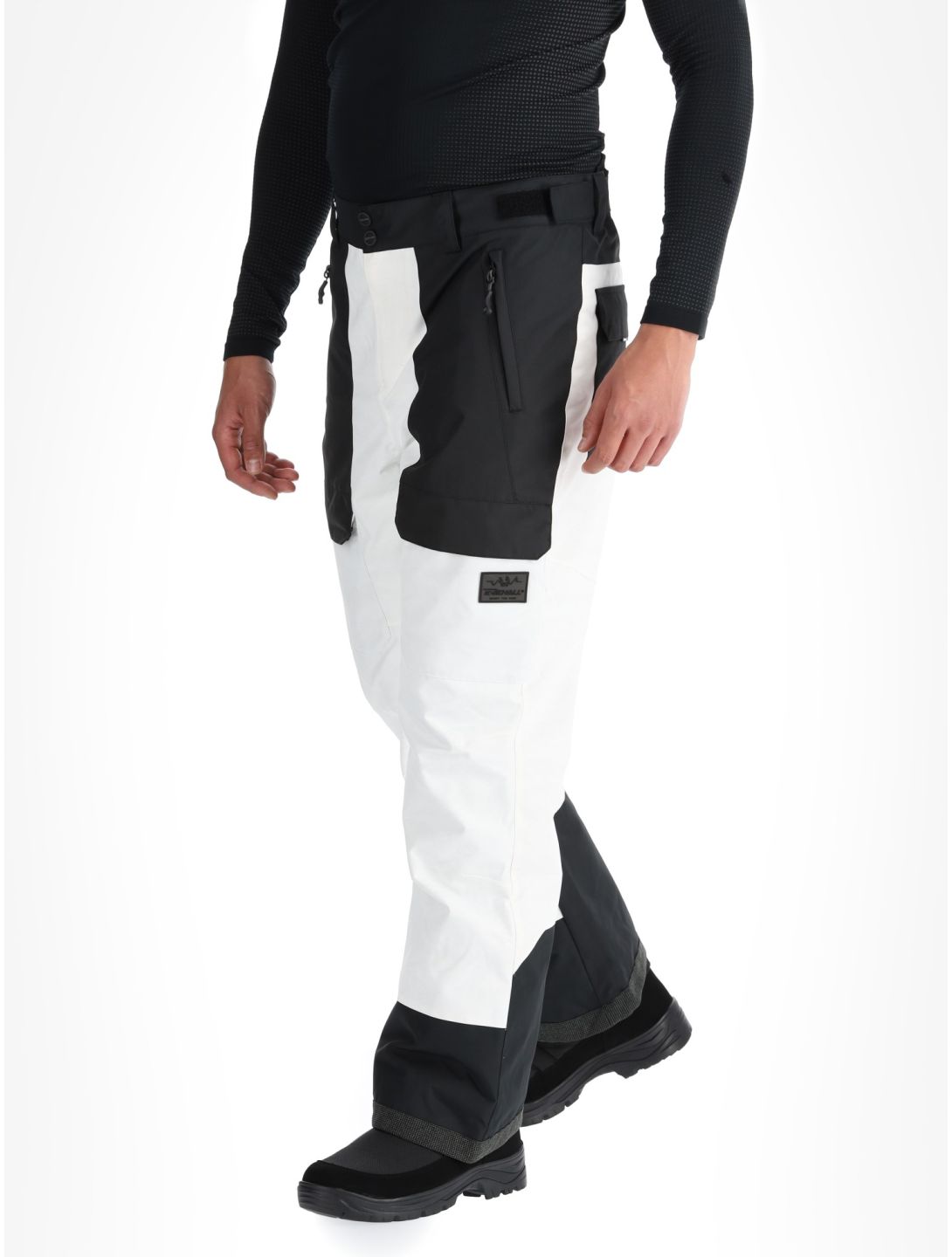 Rehall, Rinnes-R pantalones de esquí hombres White Mountains blanco 