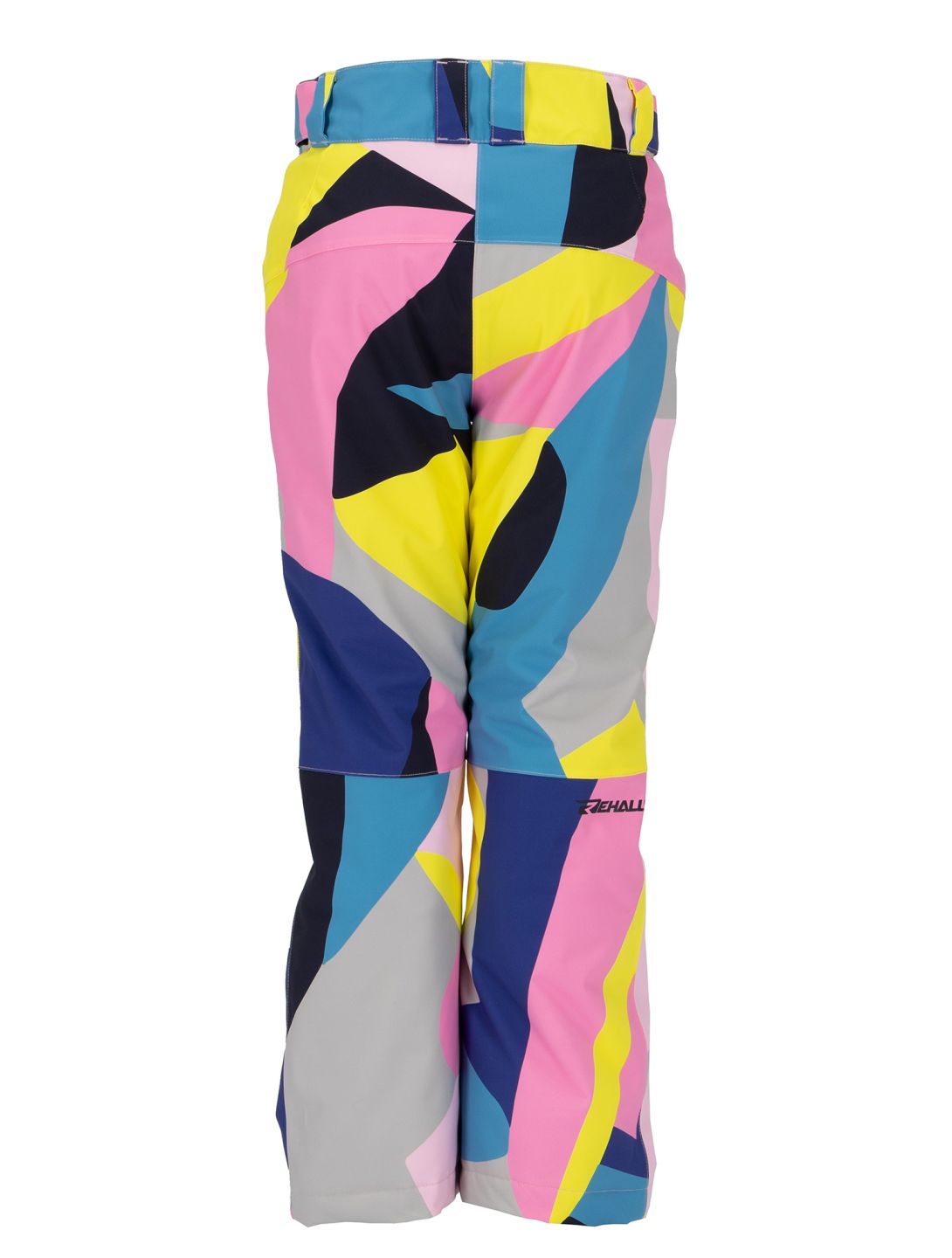 Rehall, Romana-R pantalones de esquí niños Abstract - Blazing Yellow-Lilac multicolor 