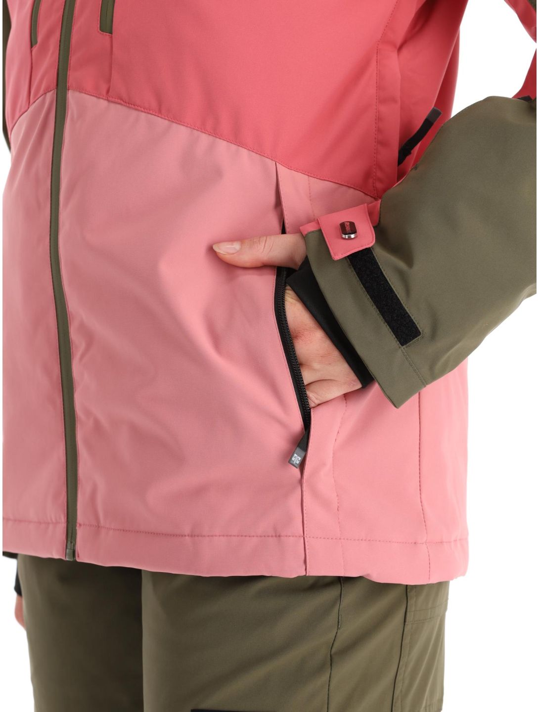 Rehall, Rome-R chaqueta de esquí mujeres Slate Rose rosa, verde 