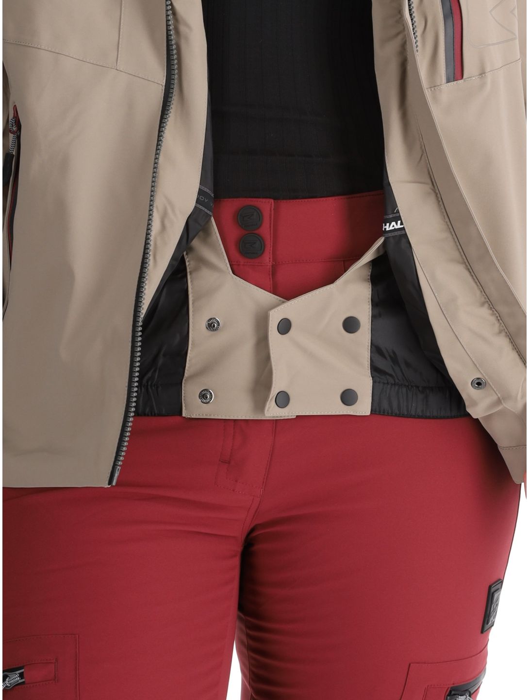 Rehall, Skye-R chaqueta de esquí mujeres Brindle beige 