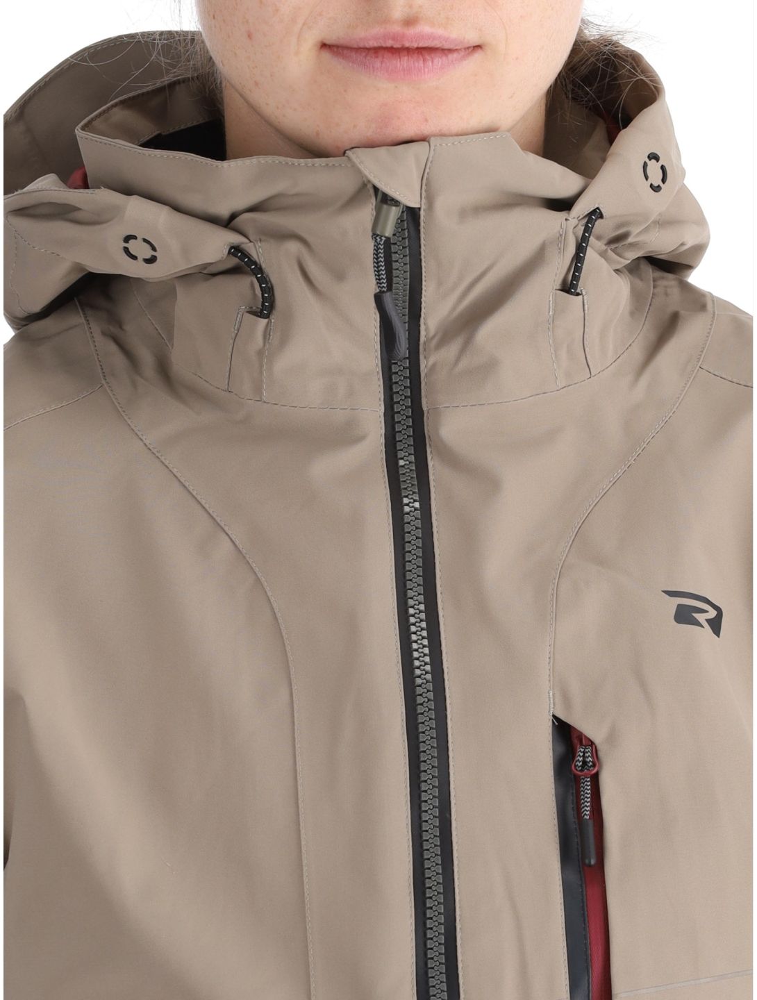 Rehall, Skye-R chaqueta de esquí mujeres Brindle beige 