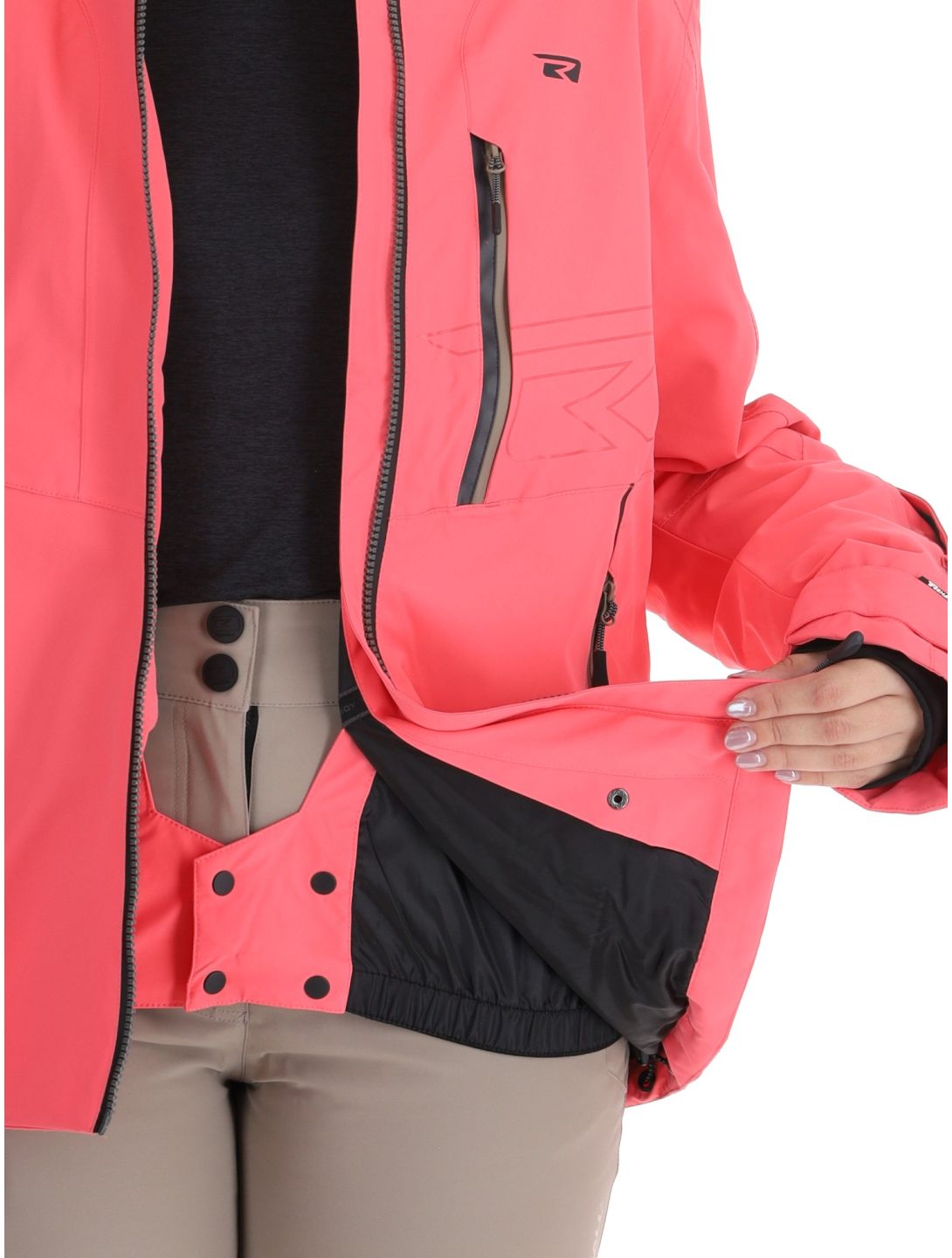 Rehall, Skye-R chaqueta de esquí mujeres Calypso Coral rosa 