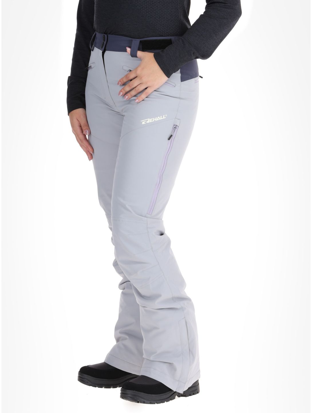 Rehall, Stormy-R pantalones de esquí mujeres Graphite gris 