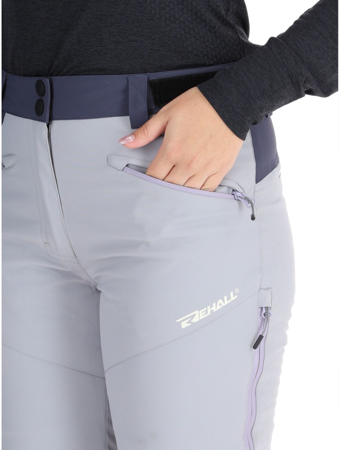 Rehall, Stormy-R pantalones de esquí mujeres Graphite gris 