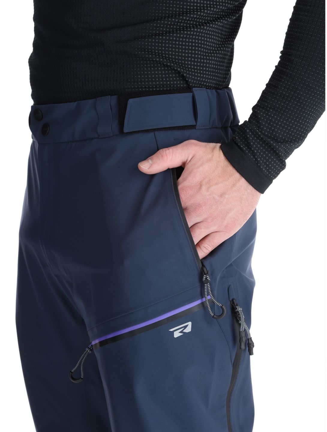 Rehall, Sugar-R pantalones de esquí hardshell hombres Navy azul 