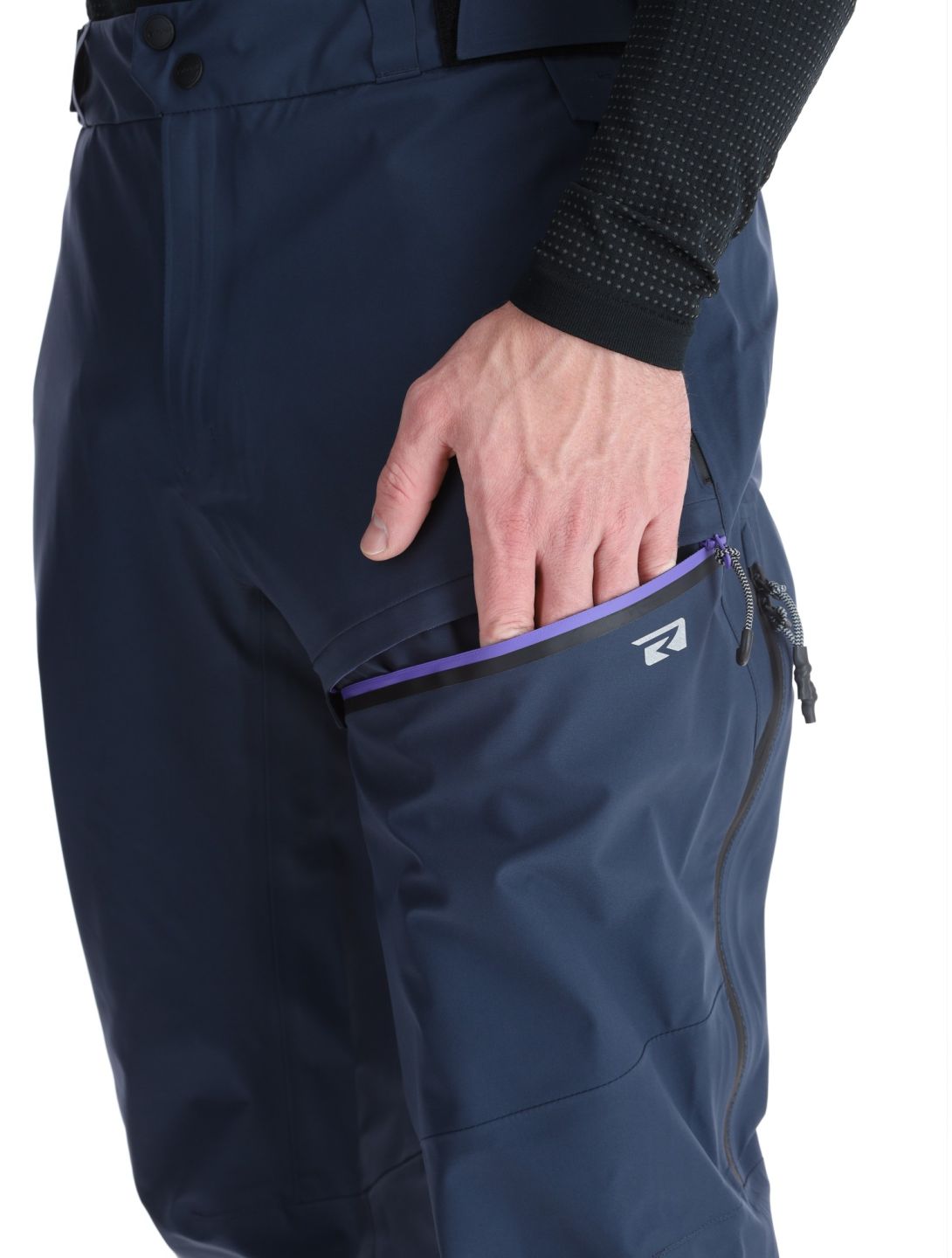 Rehall, Sugar-R pantalones de esquí hardshell hombres Navy azul 