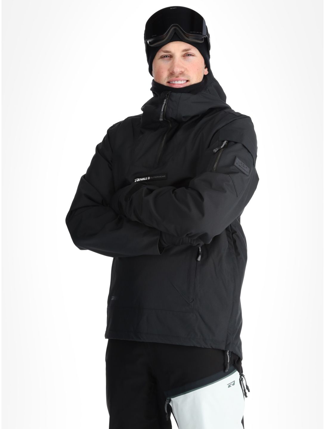 Rehall, Tabor-R anorak hombres Black negro 