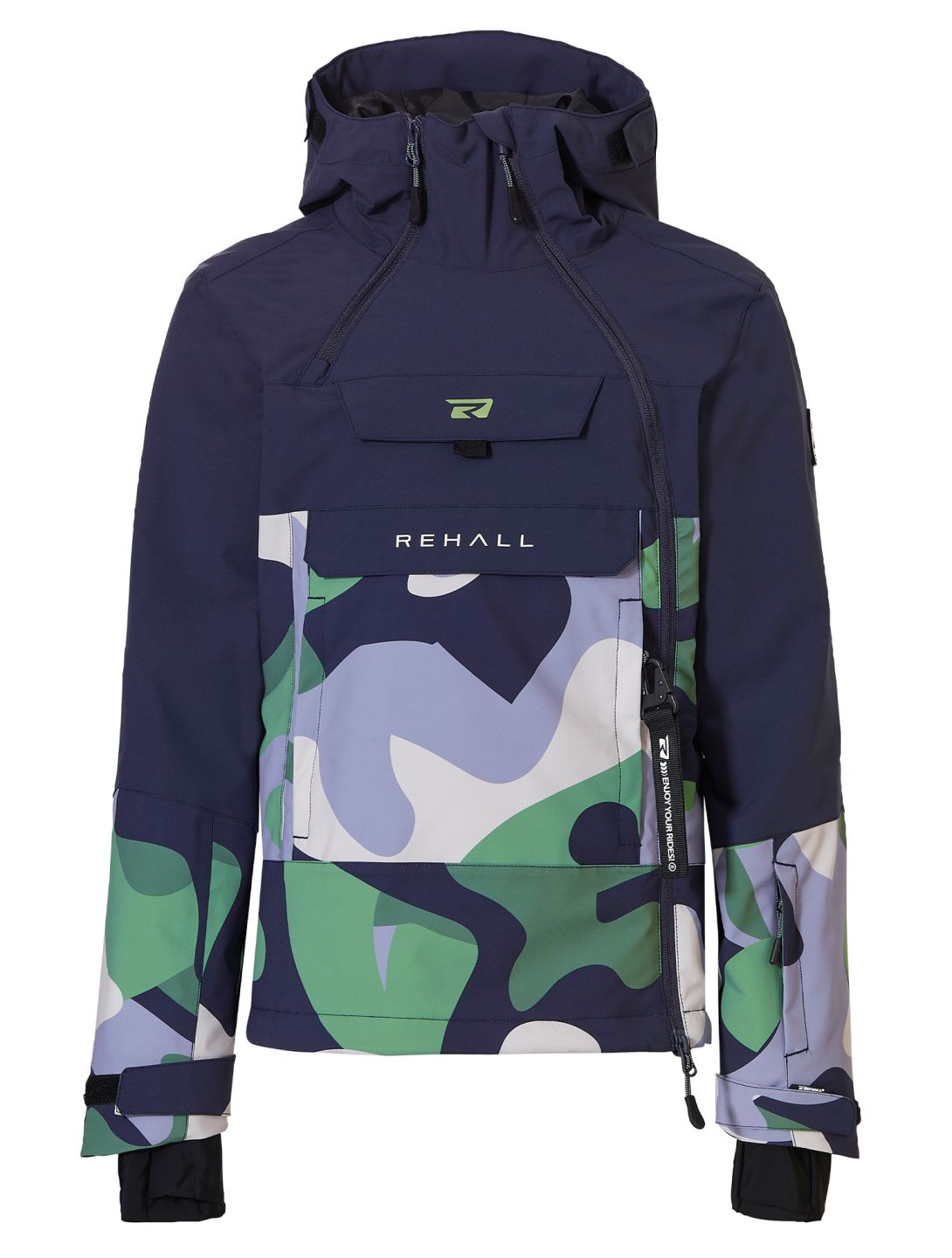 Rehall, Taylor-R chaqueta de esquí niños Camo Frost verde 