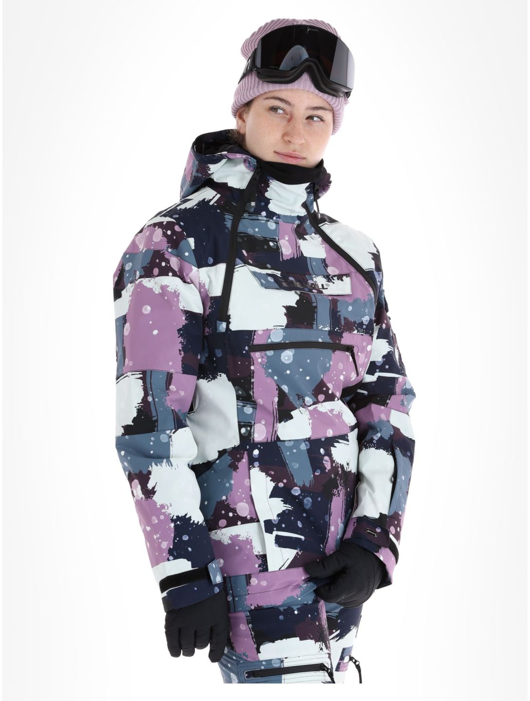 Rehall, Vie-R chaqueta de esquí mujeres Camo Abstract Lavender multicolor, púrpura 