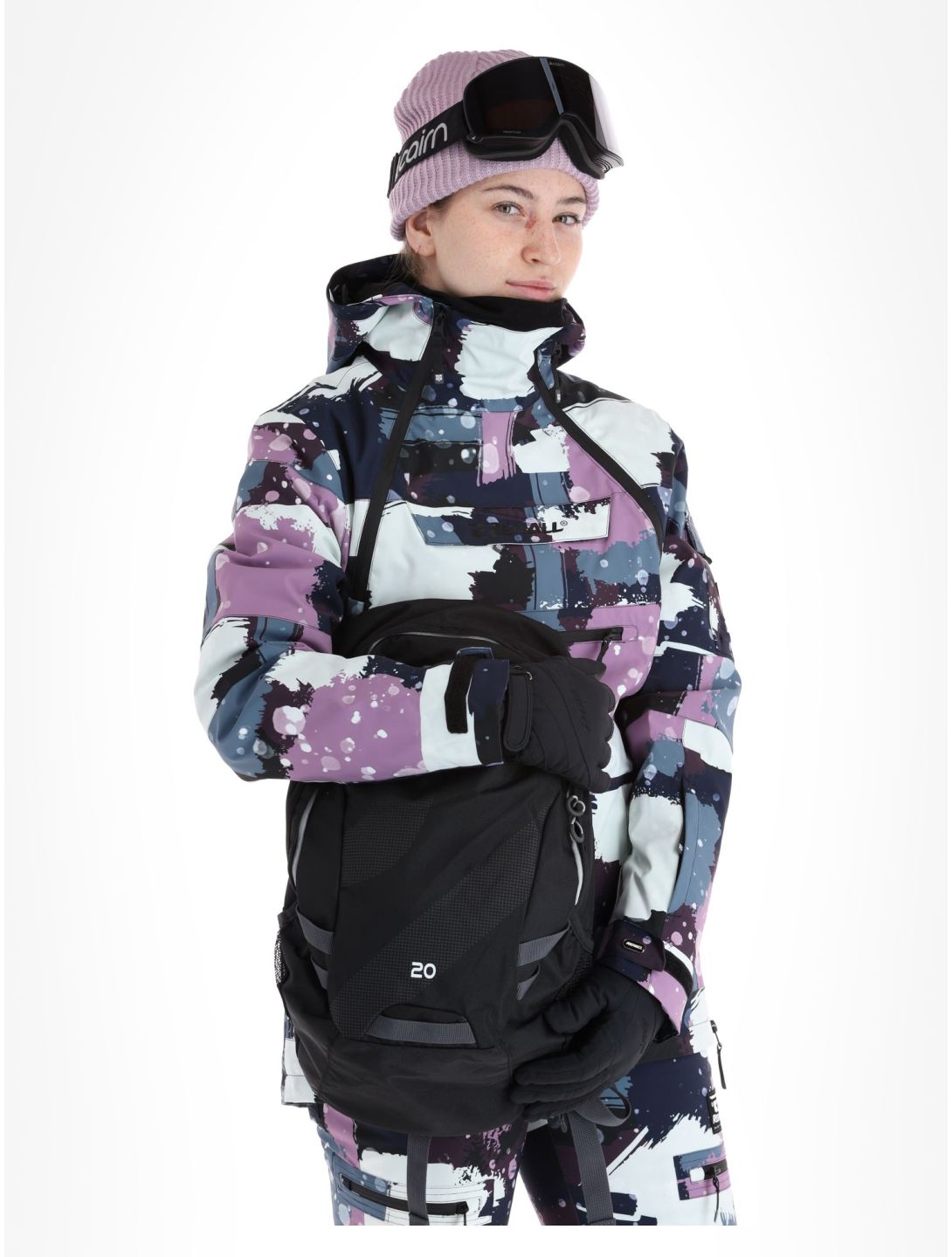 Rehall, Vie-R chaqueta de esquí mujeres Camo Abstract Lavender multicolor, púrpura 