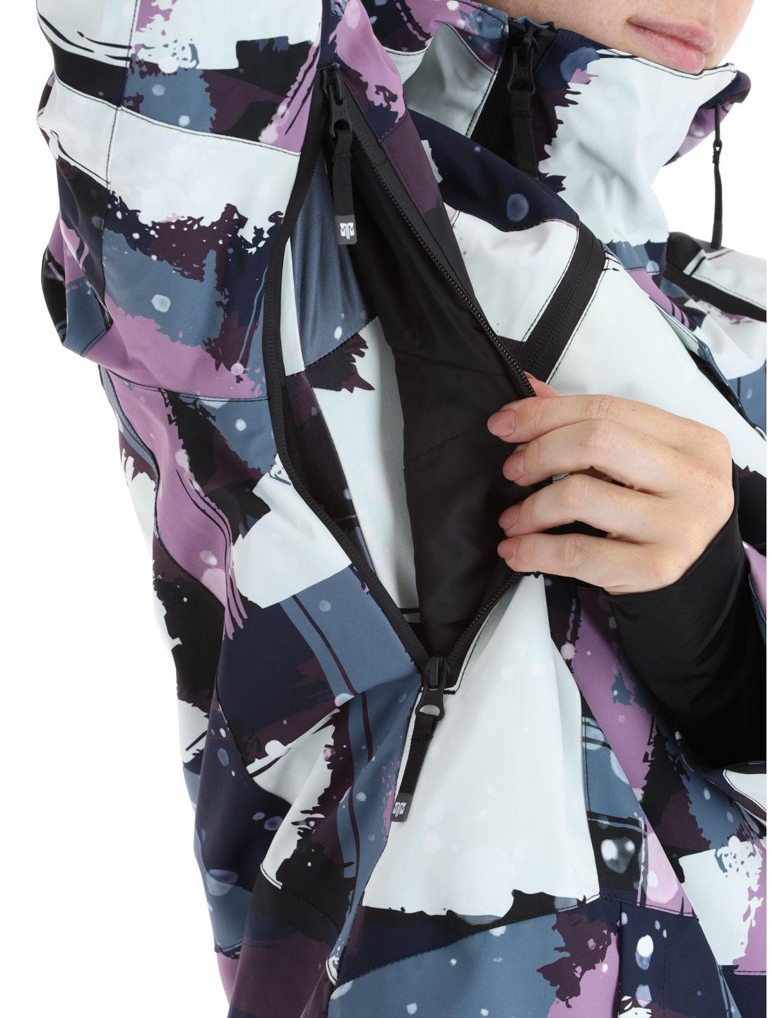 Rehall, Vie-R chaqueta de esquí mujeres Camo Abstract Lavender multicolor, púrpura 