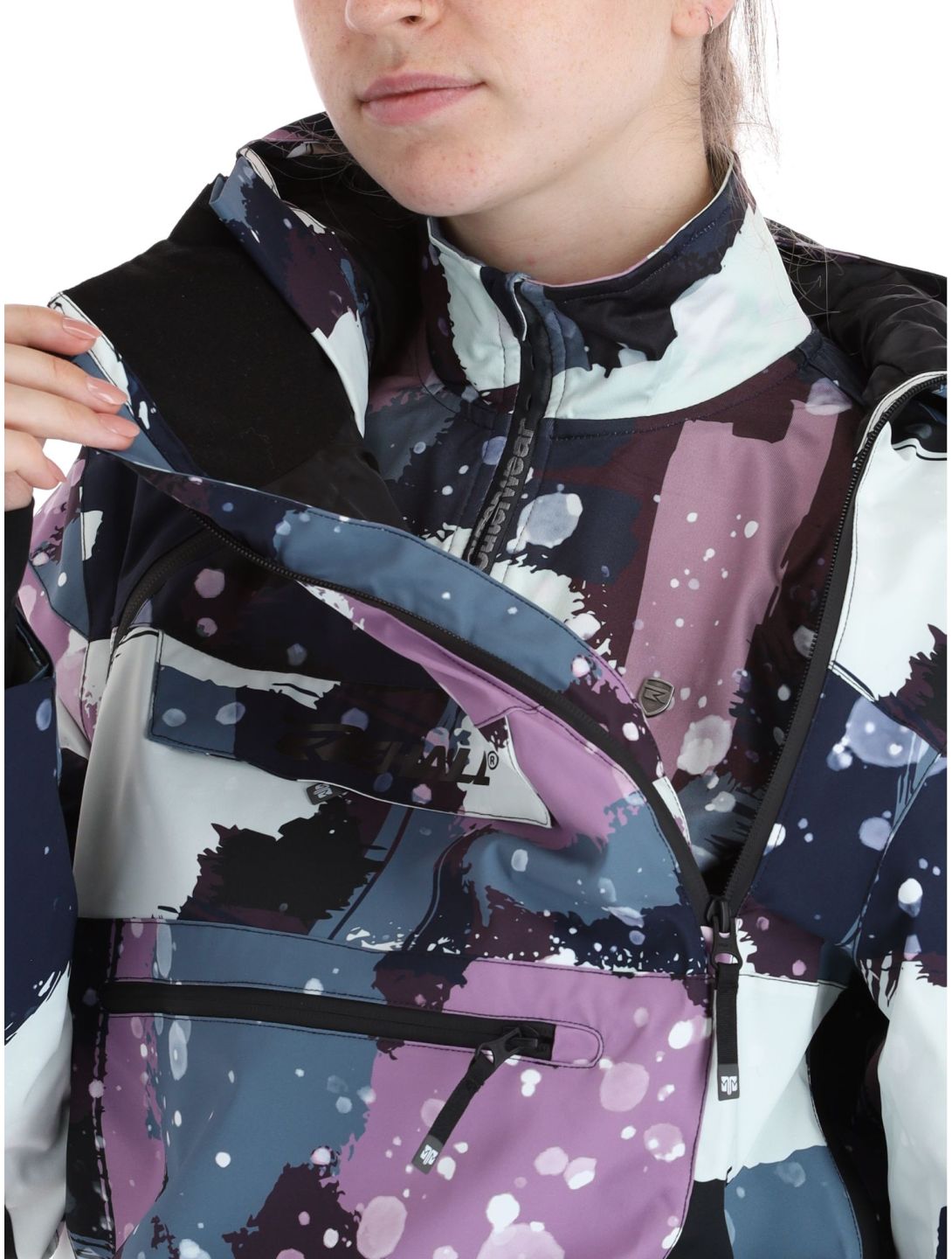 Rehall, Vie-R chaqueta de esquí mujeres Camo Abstract Lavender multicolor, púrpura 