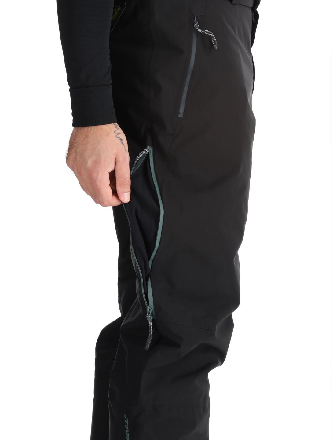 Rehall, Volcano-R pantalones de esquí hombres Black negro 