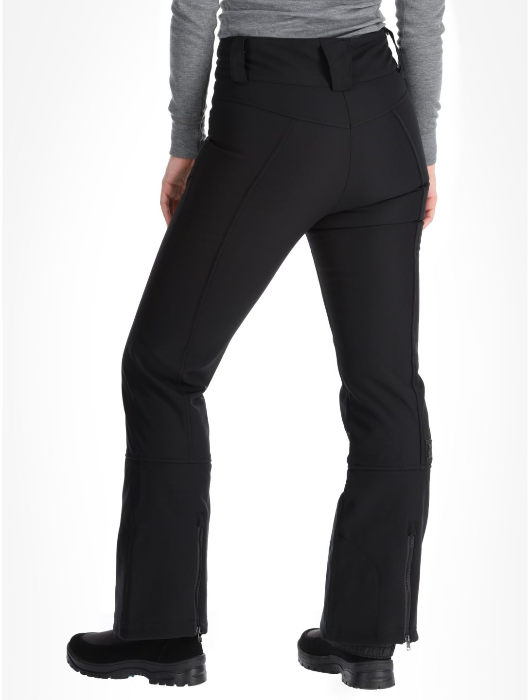 Rehall, Yves-R pantalones de esquí softshell mujeres Caviar negro 