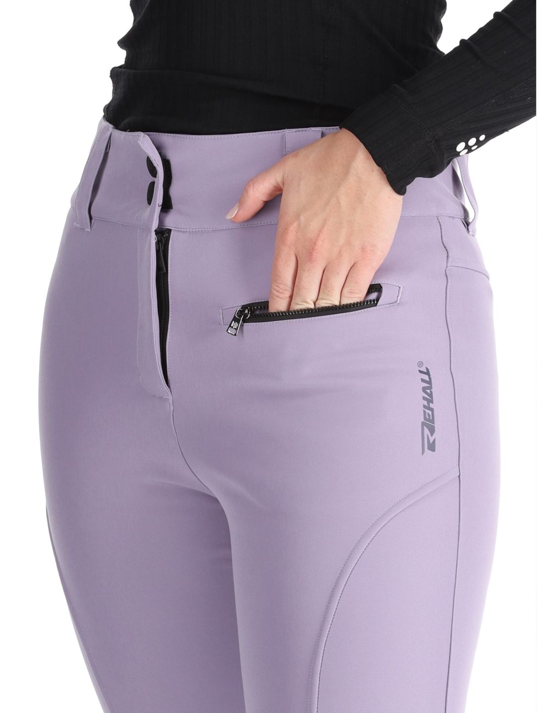 Rehall, Yves-R pantalones de esquí softshell mujeres Dusk púrpura 