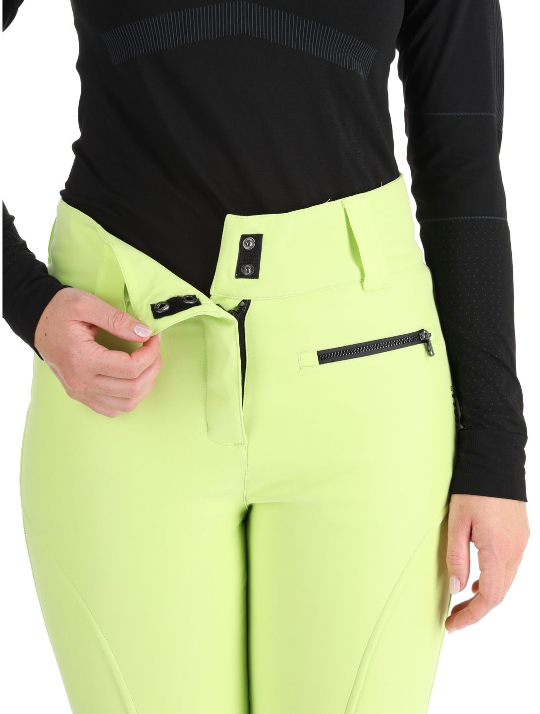 Rehall, Yves-R pantalones de esquí softshell mujeres Sharp Green verde 