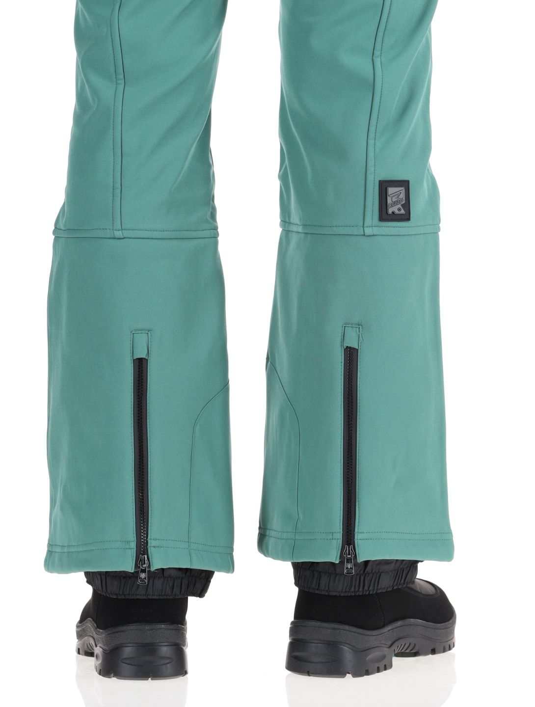 Rehall, Yves-R pantalones de esquí softshell mujeres Smoke Pine verde 