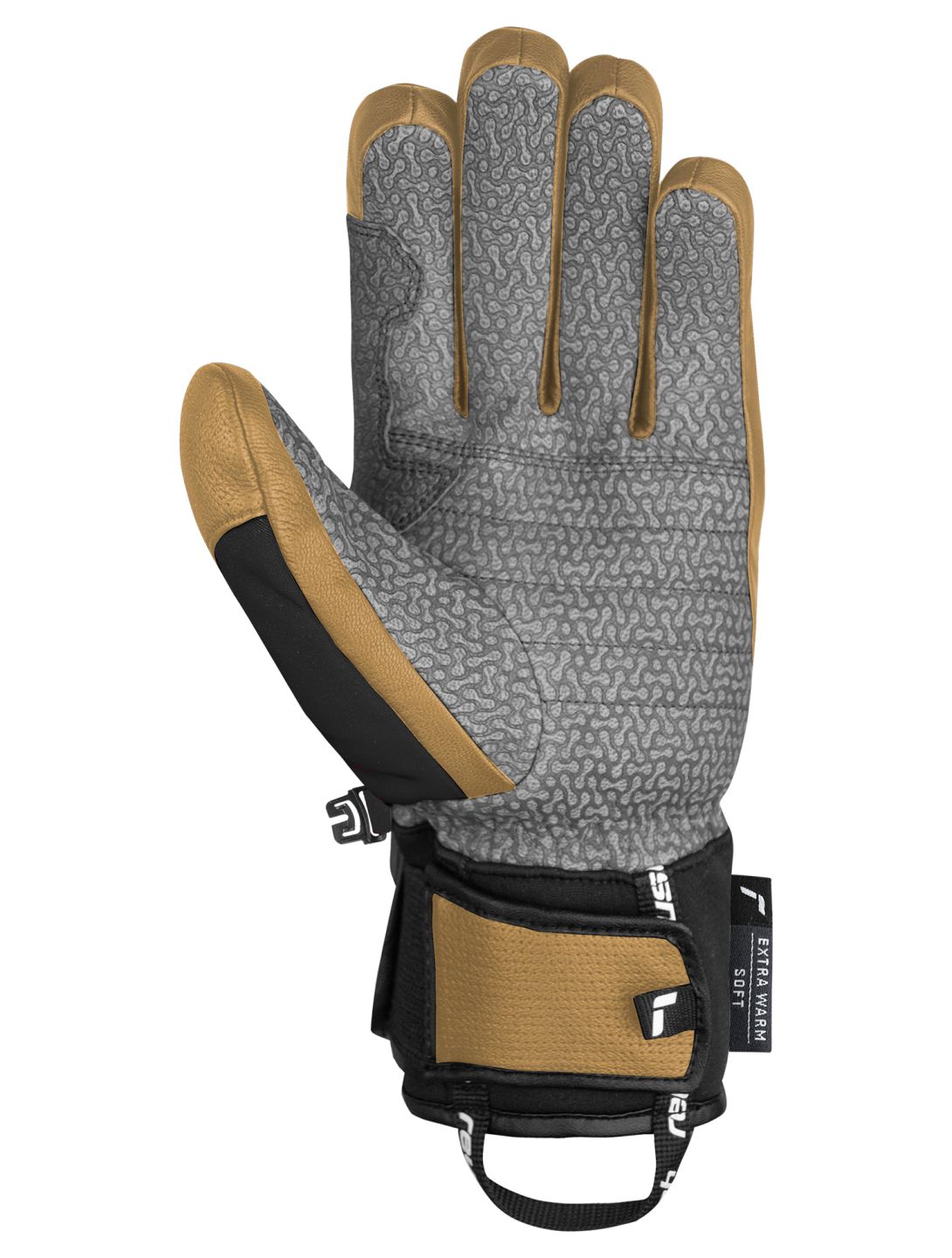 Reusch, Henrik Kristoffersen guantes de esquí hombres Camel / Black marrón, negro 